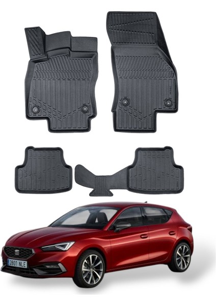 Seat Leon Mk4 Otom. 2021- Uyumlu Araca Özel Lüx 4d Paspas