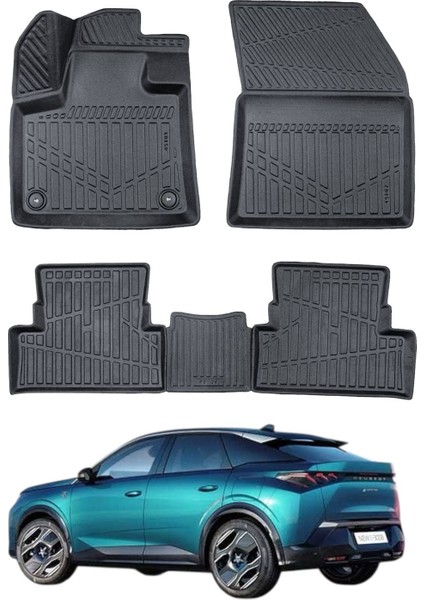 Peugeot 3008 Hybrıd 2024+ Uyumlu Araca Özel Lüx 4d Paspas