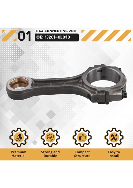 13201-0L040 Toyota Fortuner 05-12 Hilux 04-12 Hiace 05-14 Araba Motoru Bağlantı Çubuğu 13201-0L041 (Yurt Dışından) fırsatları
