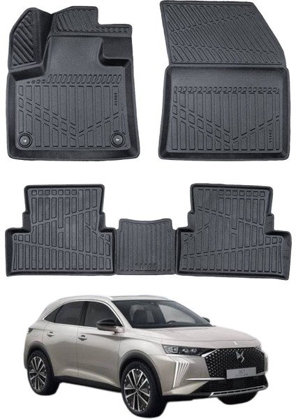 Ds Ds7 Crossback 2018-2022 Uyumlu Araca Özel Lüx 4d Paspas