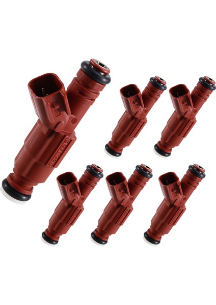 6 Adet Araba Yakıt Enjektörleri 0280156161 3S4G-AB Ford Mustang Jeep Wrangler Dodge 4.0l 1999-2004 (Yurt Dışından) fırsatları
