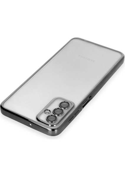Samsung Galaxy M23 Kılıf Lensli Silikon - Siyah modelleri