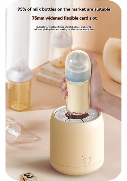 Taşınabilir Süt Çalkalayıcı 75MM Genişletilmiş Esnek Kart Yuvası 3 Vites Ayarlanabilir Elektrikli Süt Blender'ı Emzirme Günlük Kullanımı Için (Yurt Dışından)