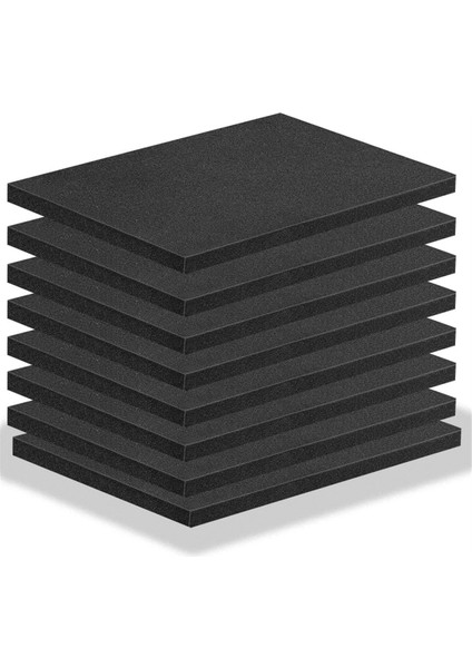 Poliüretan Köpük Levha, 40 x 30 x 2,5 cm Kesilebilir Köpük Ek Parçası Alet Kutusu, Kamera, Darbeye Dayanıklı Yastıklama (Yurt Dışından)