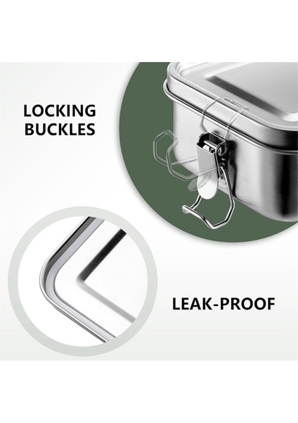 28OZ Bento Kutusu, Gençler Için Paslanmaz Çelik Öğle Yemeği Kutusu, 2 Esnek Bölmeli Metal Bento Kutusu, 850ML Öğle Yemeği Kutusu (Yurt Dışından) fiyatları