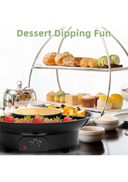 Elektrikli Fondü Seti, Çatallı, Çikolata Eritme Potu, Çikolata Eritme Şeker Eritme Fondü Potu Us Plug Kahve Rengi (Yurt Dışından) indirimleri