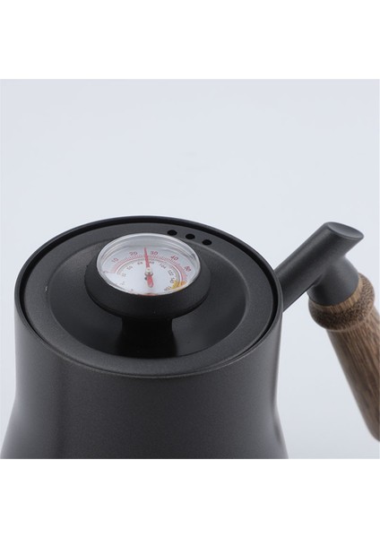 El Dökme Kettle Ahşap Saplı El Dökme Kettle Dar Ağızlı Kettle Damlama Kahve El Dökme Kettle A (Yurt Dışından) fırsatları