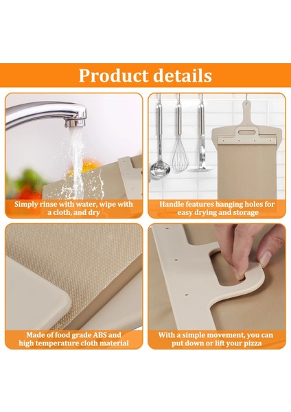 Yapışmaz Pizza Spatulası, Hamur Tepsili Kayar Pizza Küreği, Ev Mutfak Fırın Pişirme Için Kayar Plaka (Yurt Dışından) modelleri