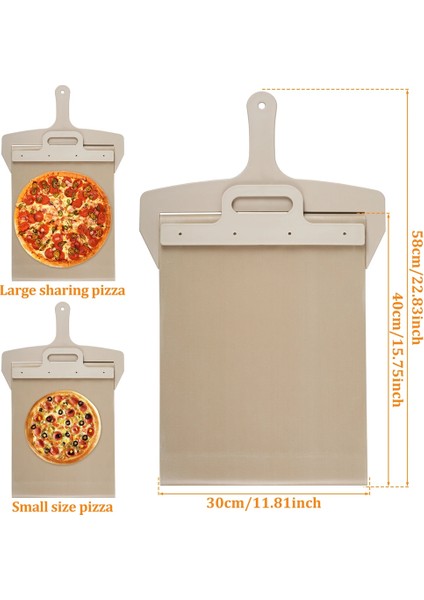 Yapışmaz Pizza Spatulası, Hamur Tepsili Kayar Pizza Küreği, Ev Mutfak Fırın Pişirme Için Kayar Plaka (Yurt Dışından) fırsatları