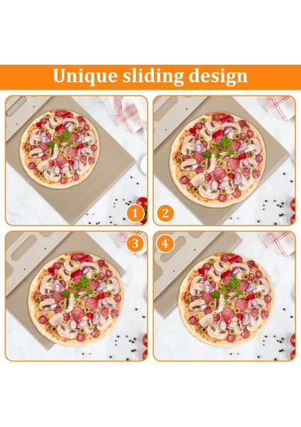 Yapışmaz Pizza Spatulası, Hamur Tepsili Kayar Pizza Küreği, Ev Mutfak Fırın Pişirme Için Kayar Plaka (Yurt Dışından) indirimleri