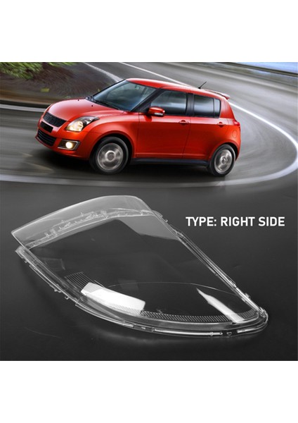 Suzuki Swift 2005 2006 2007 2008 2009 2010 2011-2016 Için Araba Far Merceği Kapağı Şeffaf Far Kabuğu (Yurt Dışından) fırsatları