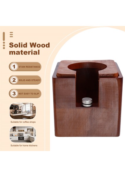 Espresso Tamper Standı - 51/53 Filtreler Için Ahşap Kahve Portafiltre Tutucu, Mutfak Kahve Dağıtıcı Aksesuarları (Yurt Dışından) indirimleri