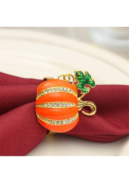 6 Adet Sonbahar Peçete Halkaları, Şükran Günü Peçete Halkası Cadılar Bayramı Balkabağı Peçete Tutucuları Tatil Akşam Yemeği Partisi Için (Yurt Dışından) fiyatları