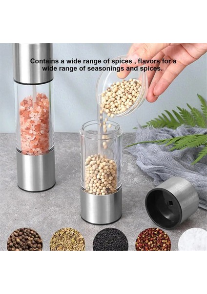 Karabiber Değirmeni Öğütücüsü Elle Doldurulabilir Karabiber Değirmeni Öğütücüsü Ayarlanabilir Kalınlık Paslanmaz Çelik Karabiber Değirmeni Doldurulabilir (Yurt Dışından) fiyatları