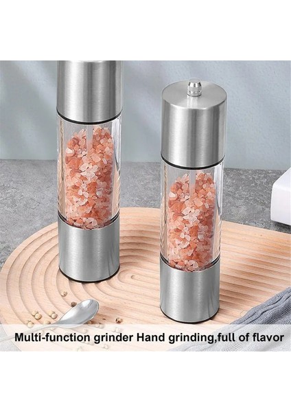 Karabiber Değirmeni Öğütücüsü Elle Doldurulabilir Karabiber Değirmeni Öğütücüsü Ayarlanabilir Kalınlık Paslanmaz Çelik Karabiber Değirmeni Doldurulabilir (Yurt Dışından) modelleri