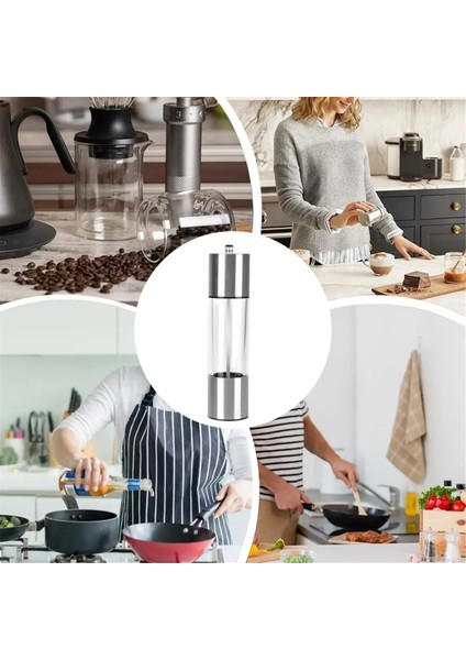 Karabiber Değirmeni Öğütücüsü Elle Doldurulabilir Karabiber Değirmeni Öğütücüsü Ayarlanabilir Kalınlık Paslanmaz Çelik Karabiber Değirmeni Doldurulabilir (Yurt Dışından) fırsatları