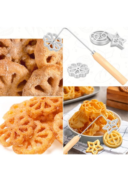 Saplı Bunuelos Kalıbı, Metal Bunuelos Kurabiye Yapma Kalıbı, Çıkarılabilir Rozet Rozet Demir Kalıp Seti, Pişirme Pişirme Için (Yurt Dışından) indirimleri