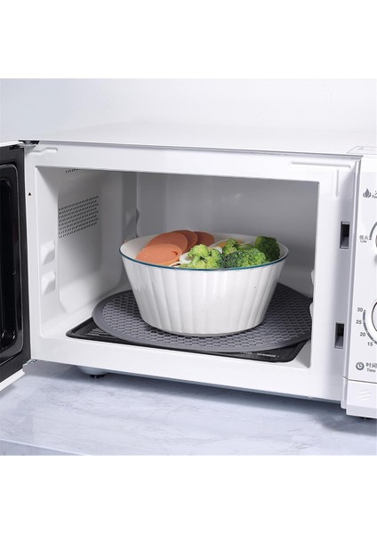 Silikon Mikrodalga Matı - Yuvarlak 12 Inç x 12 Inç - 4 Adet Isıtmalı Çok Amaçlı Mat, Sıçrama Koruması, Altlık, Sıcak Altlık (Yurt Dışından) modelleri