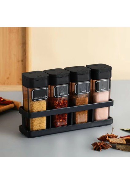 Entegre Barbekü Baharat Şişesi Seti, Ev Mutfak Baharatlar ve Çeşniler Için Mühürlü Nem Geçirmez Kaplar (Yurt Dışından) modelleri