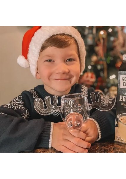 Noel Tatili Bardak Seti Cam Bardak Tatil Cam Eşyaları Içecekler, Içecekler Için 8 Ons Tutar (Yurt Dışından) fiyatları