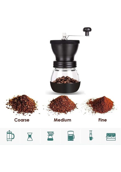 Kahve Çekirdeği Öğütücü Ev Tipi Kahve Öğütücü Küçük Kahve Öğütücü Kamp Tipi Kahve Öğütücü (Yurt Dışından) fırsatları