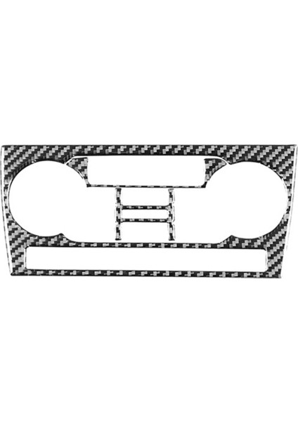 Audi A3 S3 8p 2006 2007 Karbon Fiber Orta Konsol Hava Kontrol Anahtarı Kapağı Çıkartmaları Iç Aksesuarlar (Yurt Dışından)