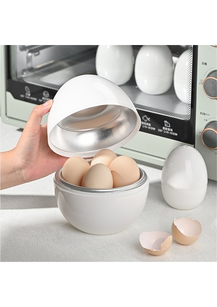 Mikrodalga Yumurta Haşlama Makinesi Sert Veya Yumuşak Haşlanmış Yumurtalar Için Hızlı 5 Dakikalık Pişirici 4 Yumurtaya Kadar Buharlama Çok Amaçlı Buharlama Fonksiyonu (Yurt Dışından) fırsatları