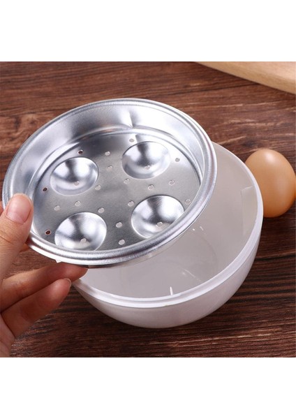 Mikrodalga Yumurta Haşlama Makinesi Sert Veya Yumuşak Haşlanmış Yumurtalar Için Hızlı 5 Dakikalık Pişirici 4 Yumurtaya Kadar Buharlama Çok Amaçlı Buharlama Fonksiyonu (Yurt Dışından) indirimleri