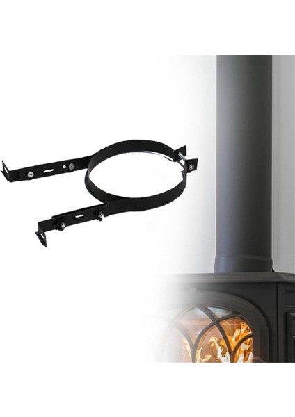 Baca Borusu Tutucu Braketi 15CM Paslanmaz Çelik Ayarlanabilir Duvar Desteği Askı Sabitleme Klipsi Soba Borusu Askısı Aksesuarı (Yurt Dışından) modelleri