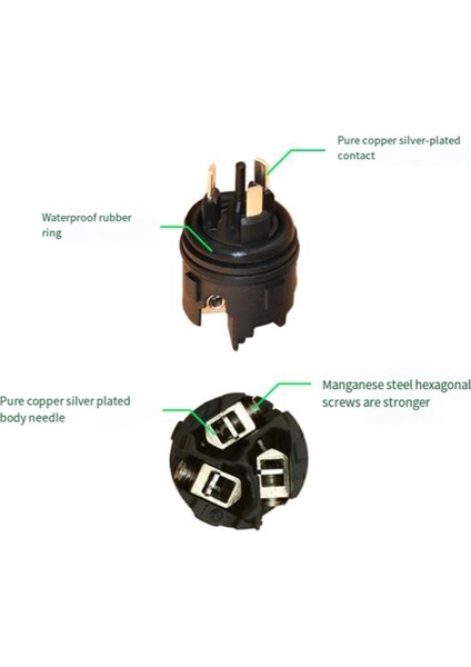 LED Ekran Fişi Aydınlatma Ekipmanı Güç Konnektörü Fişleri A-Sarı (Yurt Dışından) modelleri