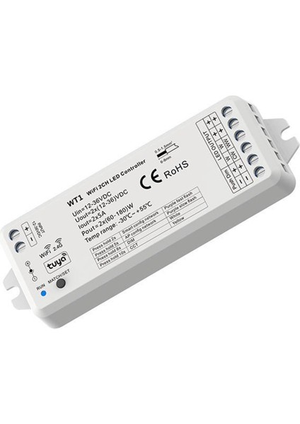 Tuya LED Dimmer 12-36V 2ch 2.4g Rf Kablosuz Uzaktan Kumandalı LED (Yurt Dışından) modelleri