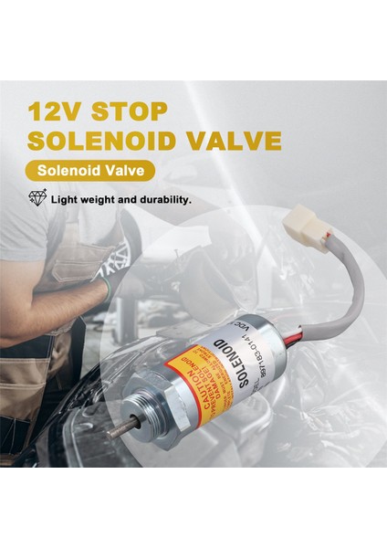 Yeni 12V Durdurma Solenoid Valfi 897183-0141 MV1-70B Isuzu Motoru 3ld1 3ld2 4le1 3lb1 4lb1 (Yurt Dışından) indirimleri