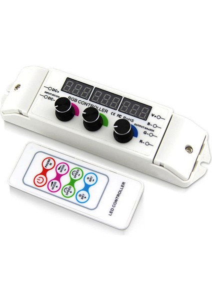 BC-350RF 6AX3CH Çıkış Rgb Rgbw LED 5050 3528 Şerit Kontrol Cihazı (Yurt Dışından)