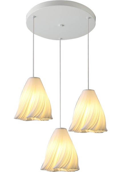 3D Baskılı Küme 3 Işık Avize Dalga Tasarım Tavan Avize D (Yurt Dışından) fırsatları