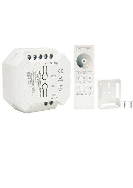 Tuya Zigbee Triac Dimmer Kontrol Cihazı Akıllı Dimmer Uzaktan Kumanda C (Yurt Dışından)