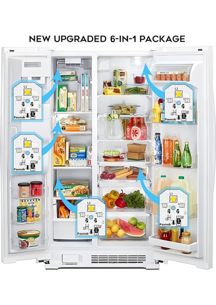 WR55X11132 Buzdolabı Için LED Işık WR55X30602 PS4704284'Ü Değiştirin (Yurt Dışından) fiyatları