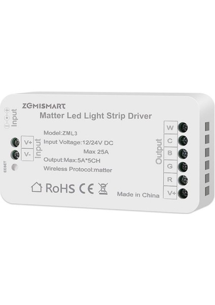 Matter Wifi LED Şerit Işık Kontrol Cihazı Rgbcw Kontrol Cihazı (Yurt Dışından)