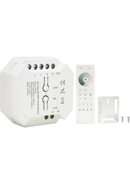 Tuya Wifi Akıllı Triyak Dimmer LED Kontrol Cihazı App Uzaktan Kumanda C (Yurt Dışından)