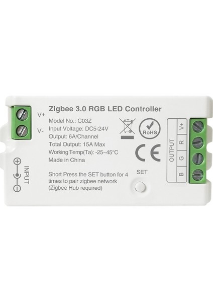 Zigbee 3.0 Wifi LED Kontrol Cihazı 2.4ghz Rgb LED Şerit (Yurt Dışından)