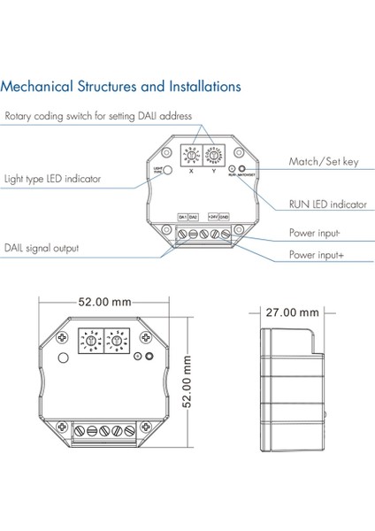 Dönüştürücü Dimmer Kontrol Cihazı Da-M Için Tuya Wifi Zigbee (Yurt Dışından) modelleri