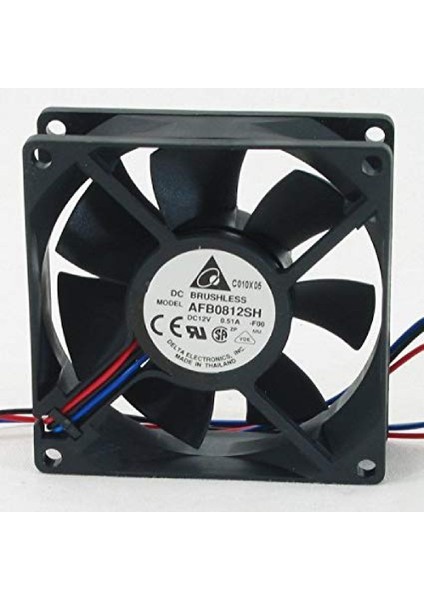 AFB0812SH-F00 ,80X25MM 12VDC 47-Cfm 3-Kablo Fan