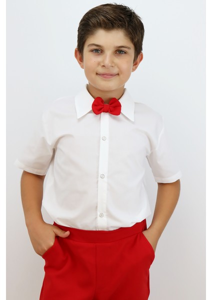 Erkek Çocuk Santino Papyonlu Alt Üst Takım 23 Nisan 29 Ekim 10 Kasım 19 Mayıs Gösteri Kıyafeti