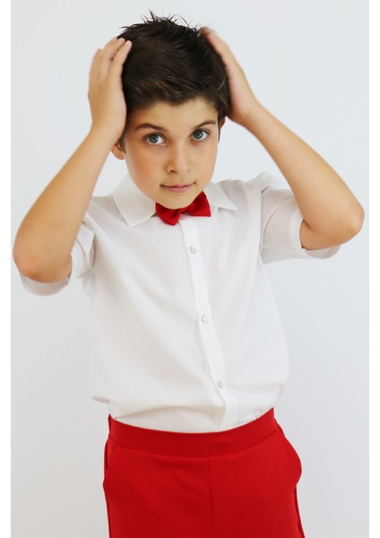 Erkek Çocuk Santino Papyonlu Alt Üst Takım 23 Nisan 29 Ekim 10 Kasım 19 Mayıs Gösteri Kıyafeti