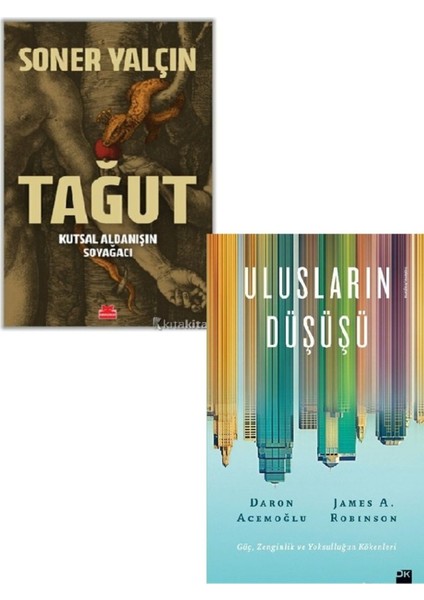 Tağut-Ulusların Düşüşü-Daron Acemoğlu-Soner Yalçın 2 Kitap Seti