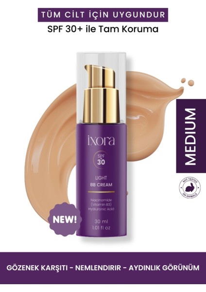 Bb Cream Spf 30 Medıum 30 ml