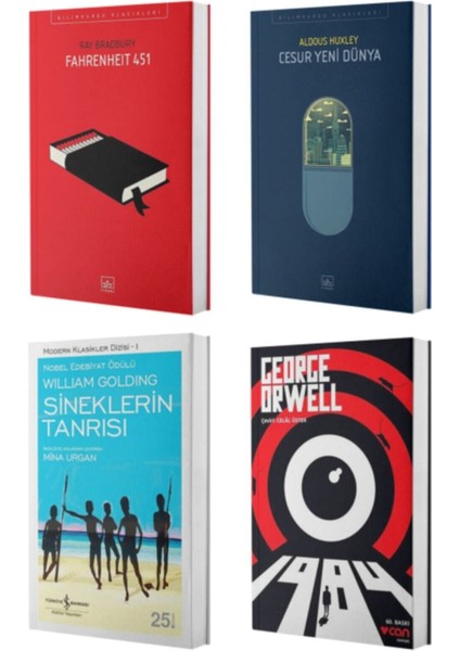 Fahrenheit 451-CESUR Yeni Dünya-Sineklerin TANRISI-1984