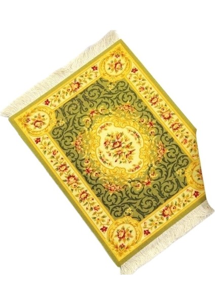 Retro Saray Tarzı Püskül Fransız Küçük Yer Matı Türk Halısı Mouse Pad Isı Yalıtımı Çay Altlığı Fotoğraf Altlığı (Yurt Dışından)