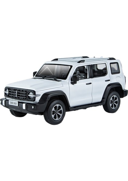 1:24 Kapı Açma, Ses ve Işıklı Büyük Alaşım Araba Modeli Arazi Aracı, Geri Çekilebilir Çocuk Oyuncak Arabası (Yurt Dışından)