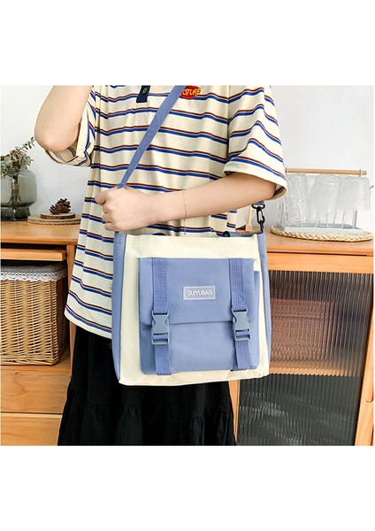 Büyük Kapasiteli Beş Parçalı Çift Omuzlu Okul Çantası (Yurt Dışından) fiyatları