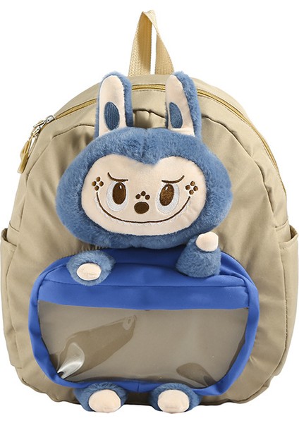 Labu Labu Peluş Sırt Çantası Büyük Kapasite Çift Omuzlu Sırt Çantası (Yurt Dışından)